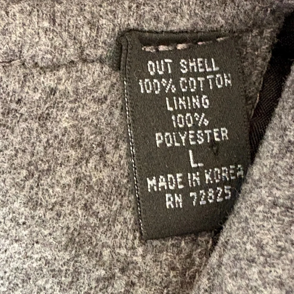 Carnoustie Pebble Beach quarter zip vest gray Large